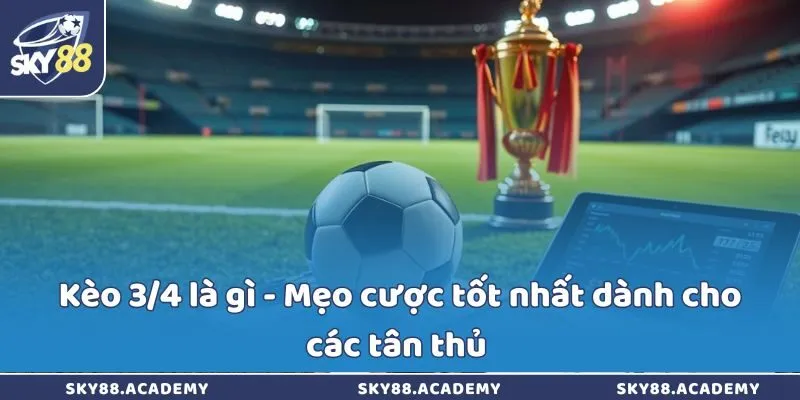 Kèo 3/4 là gì - Mẹo cược tốt nhất dành cho các tân thủ